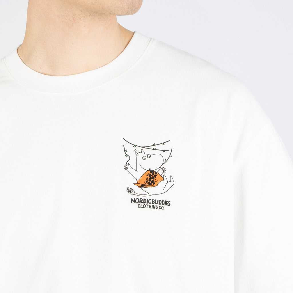 Moomin Jungle Heavy Unisex T-shirt - White
