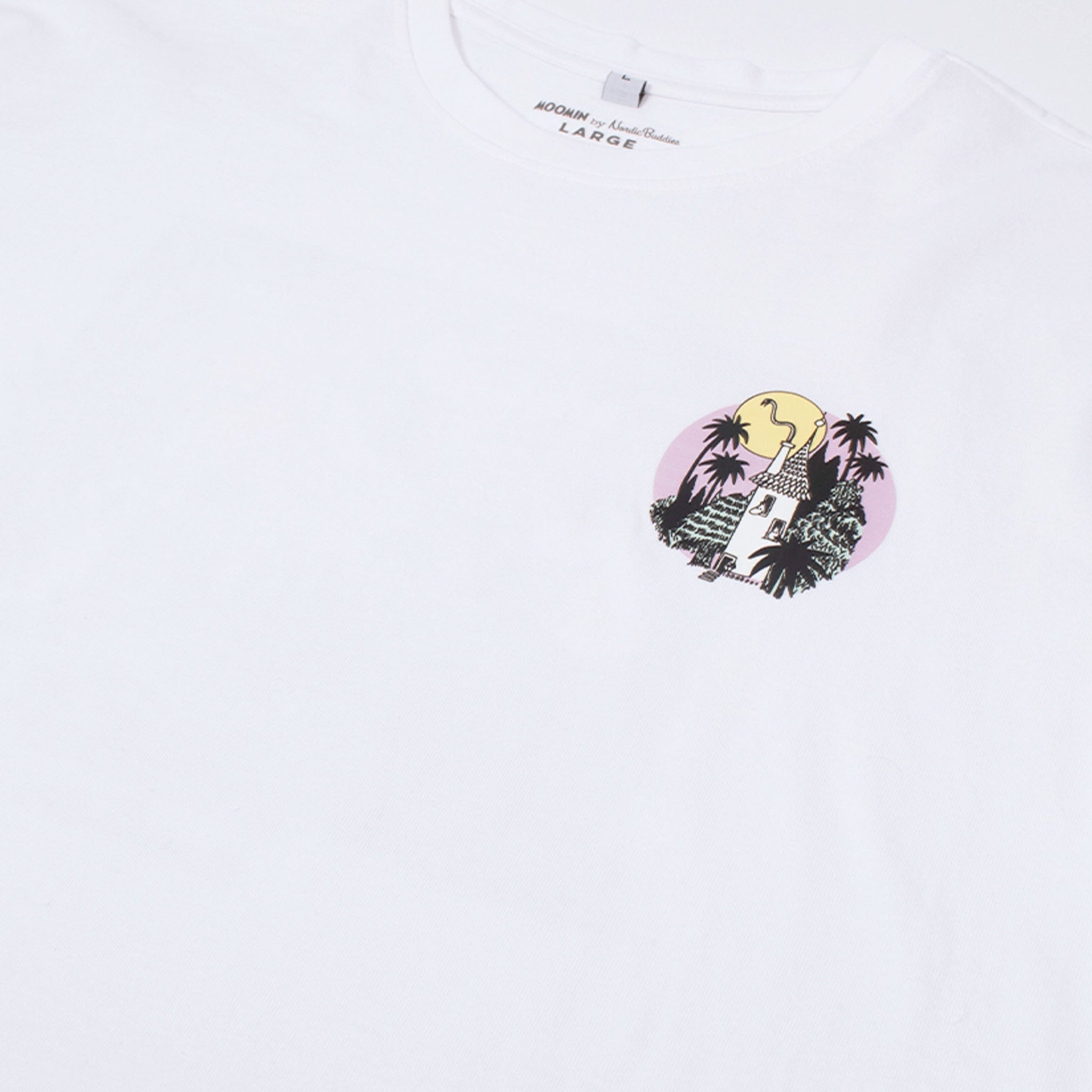 Moomintroll Jungle Heavy Unisex T-shirt - White