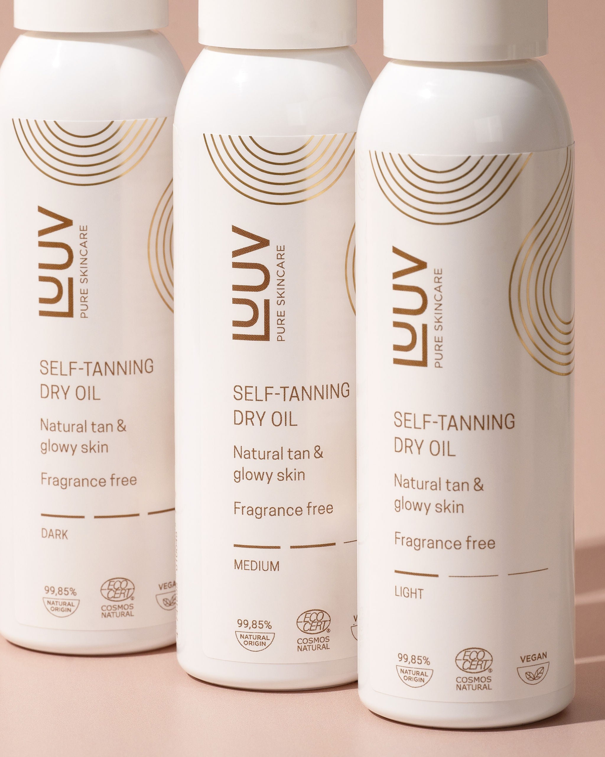 Natural Self Tanning Dry Oil Light COSMOS, 150ml