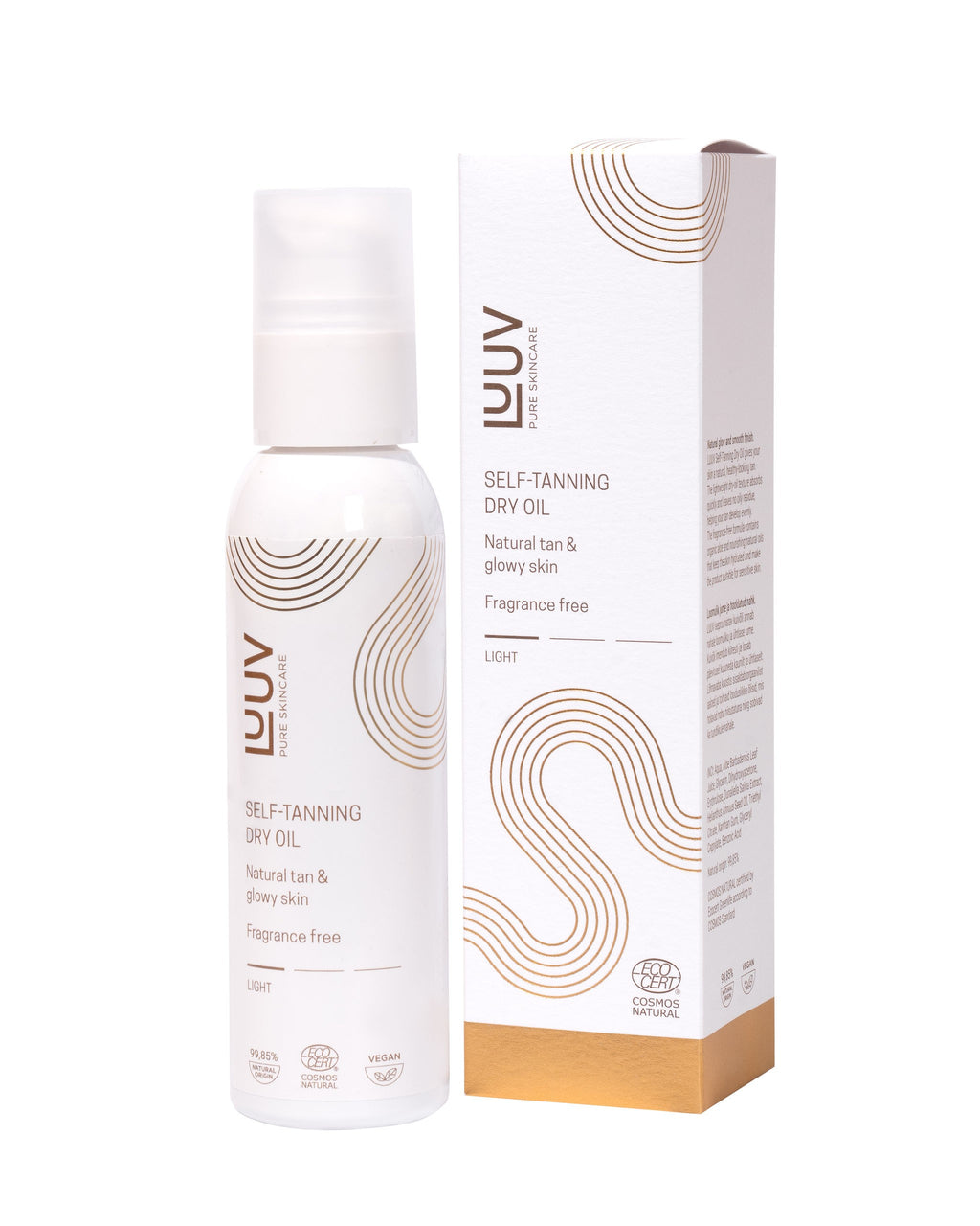 Natural Self Tanning Dry Oil Light COSMOS, 150ml
