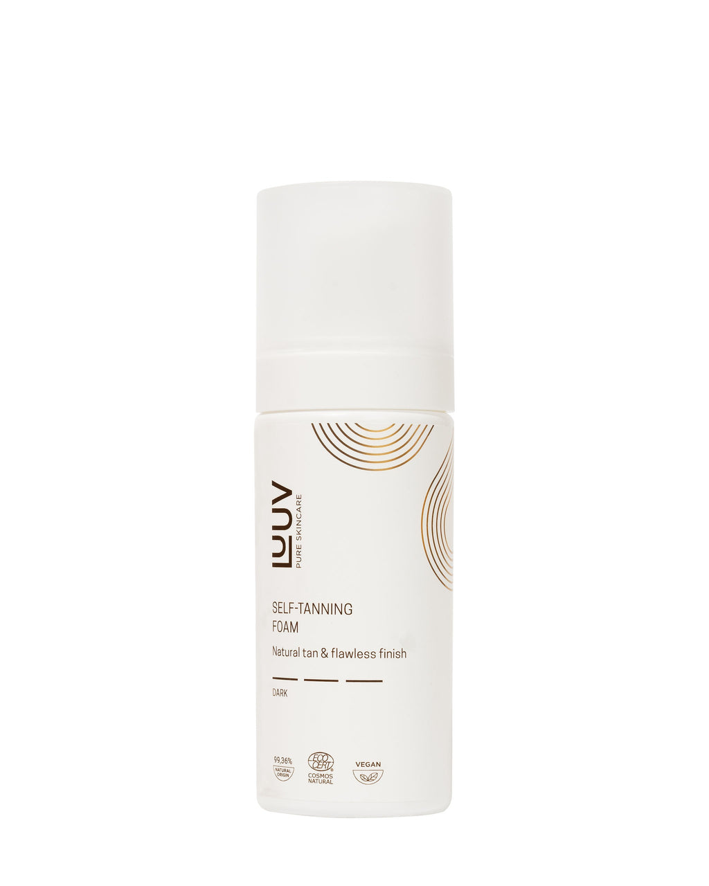Natural Self Tanning Foam Dark COSMOS, 150ml
