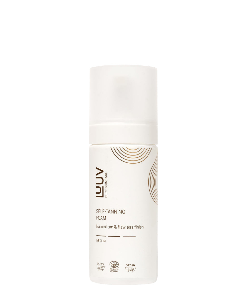 Natural Self Tanning Foam Medium COSMOS, 150ml