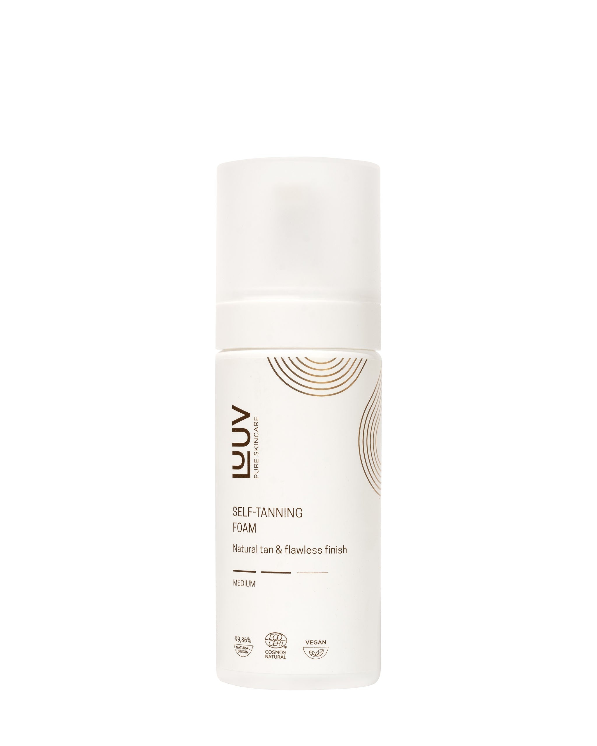 Natural Self Tanning Foam Medium COSMOS, 150ml