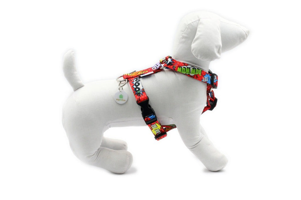 Nylon Harness – Red Graffiti