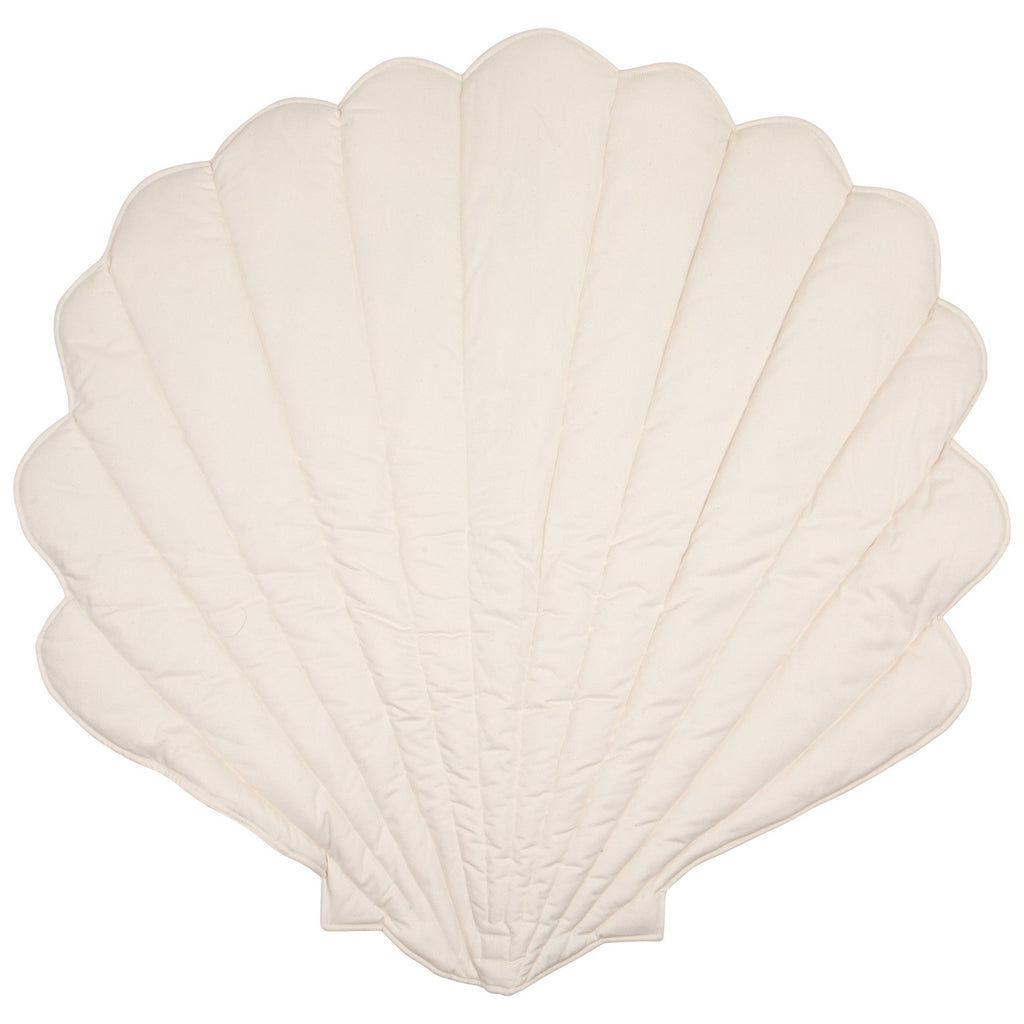 Organic Cotton and Velvet Shell Playmat - Powder Pink