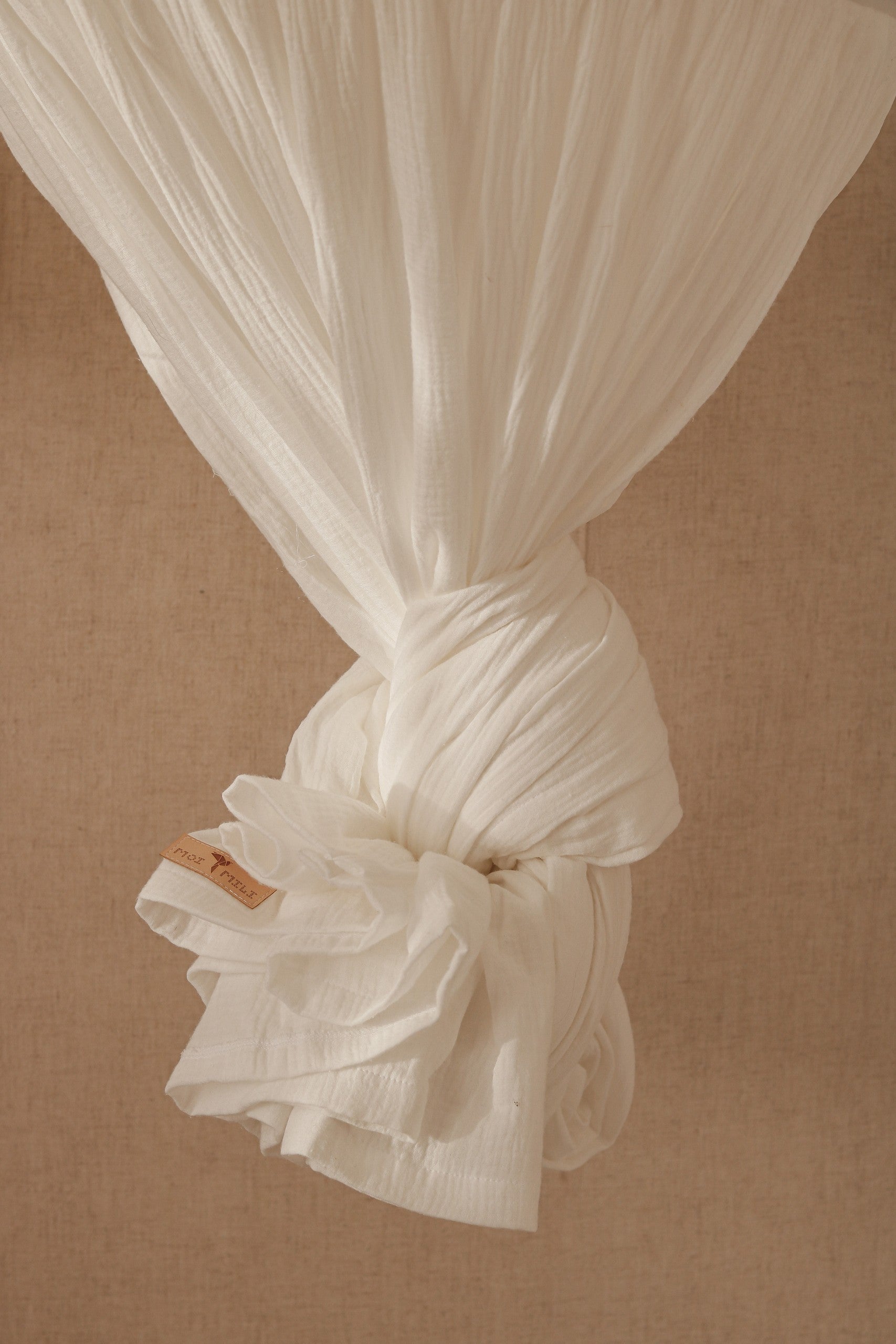 Organic Cotton Canopy - Cream Cotton