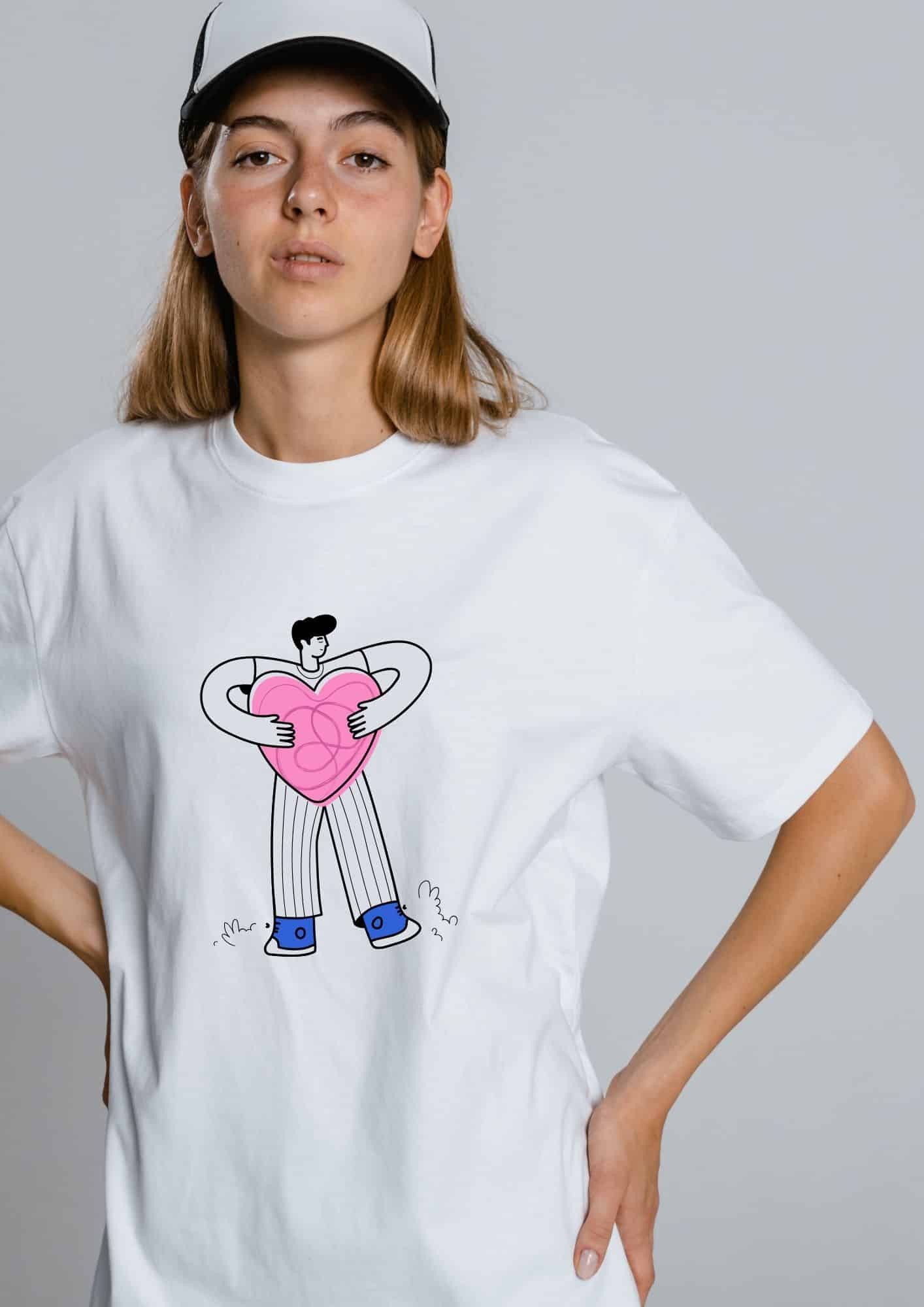 Oversized T-shirt You are so lucky to have me