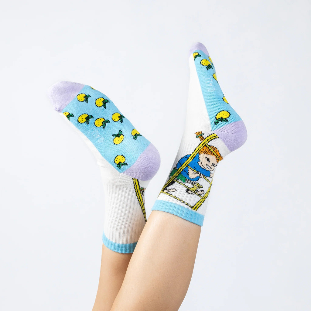 Pippi and the Ladders Panel Socks For Women