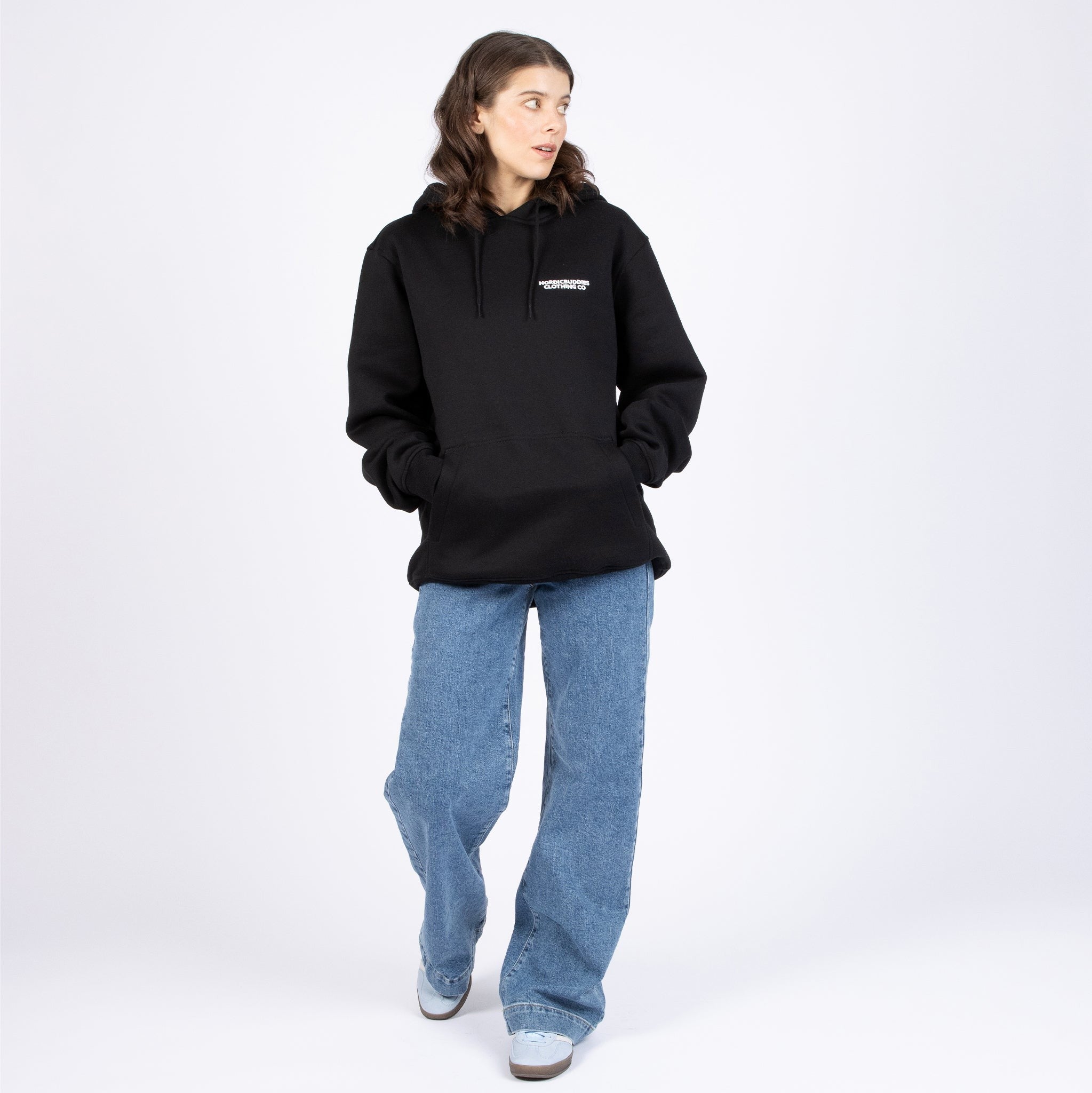 Pippi Longstocking Unisex Heavy Hoodie - Black