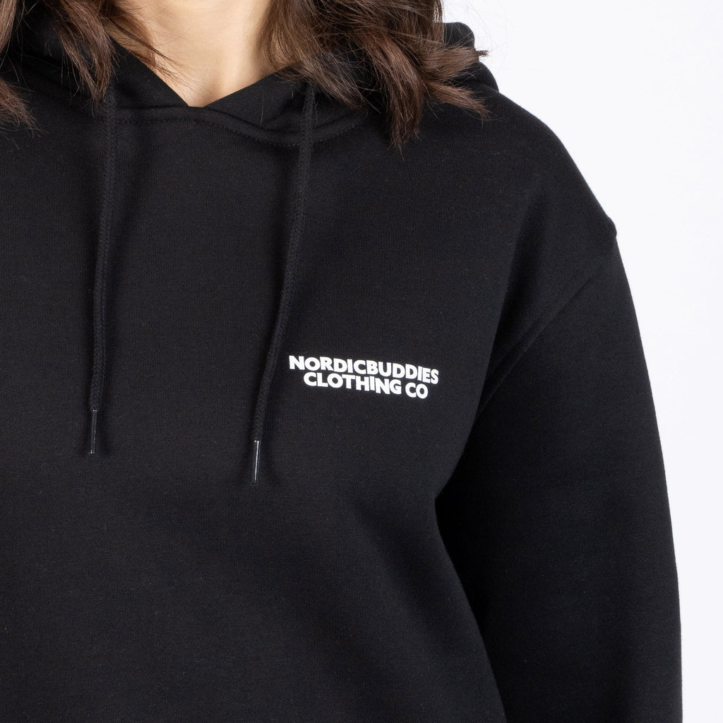 Pippi Longstocking Unisex Heavy Hoodie - Black