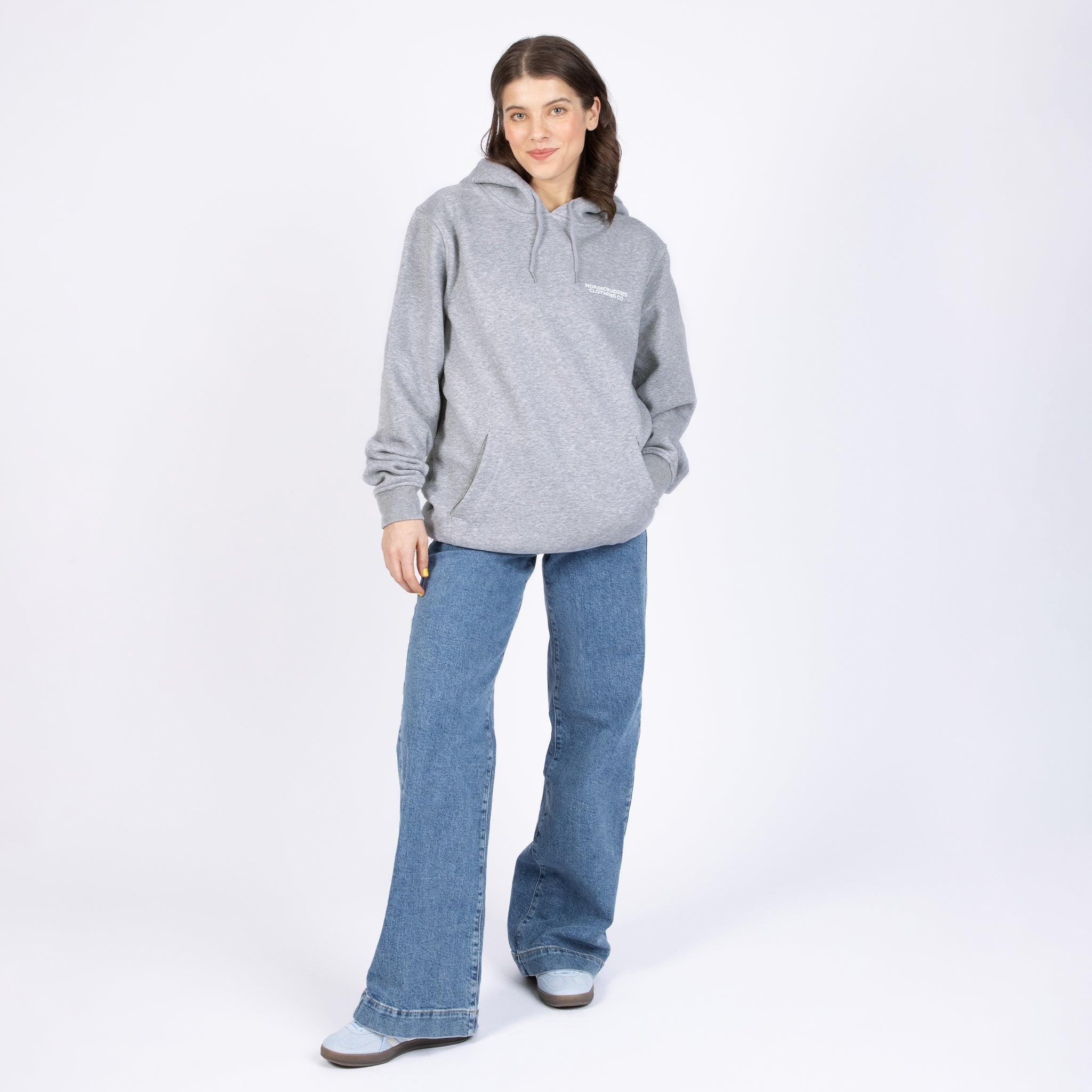 Pippi Longstocking Unisex Heavy Hoodie - Grey