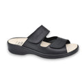 Professional Heel-Cushioned Sandals - Black