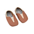 Punsa Kids Barefoot Slippers - Upcycled Leather, Terracota