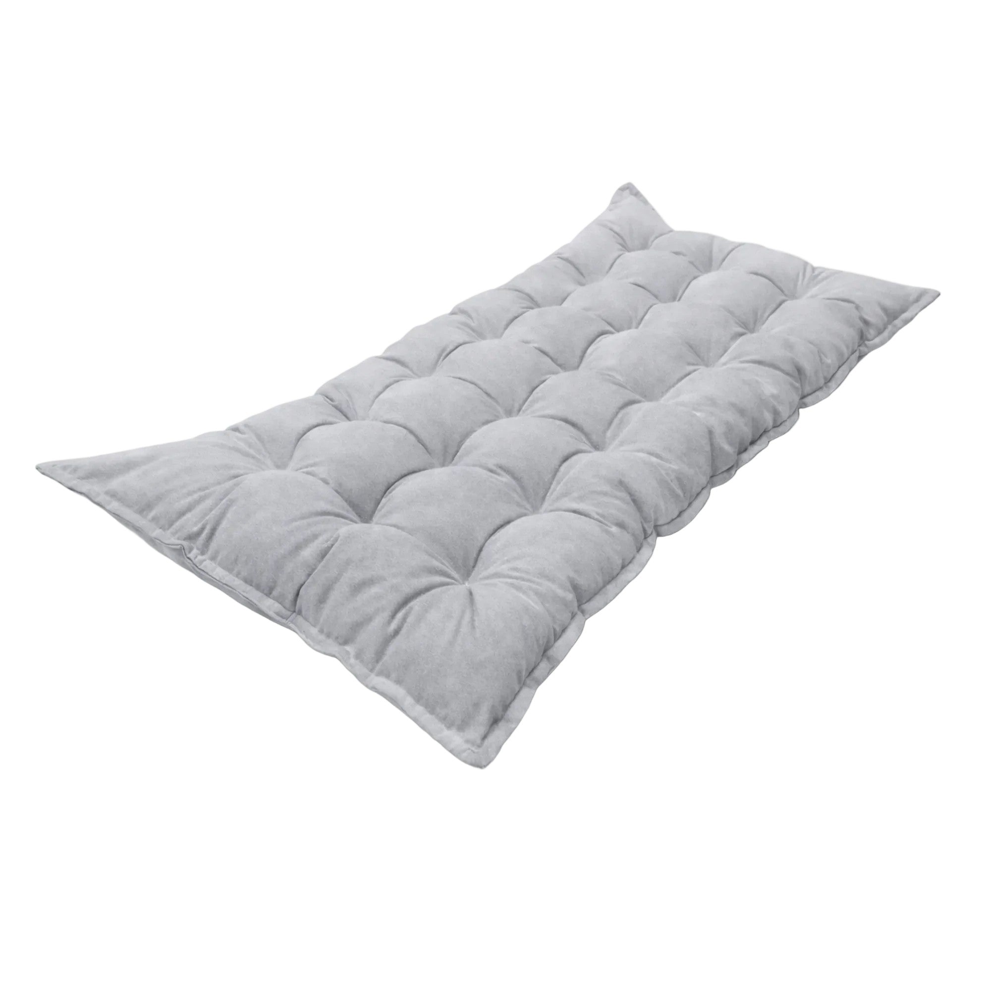 Quilted Kids' Floor Cushion, Blue, 3 Sizes Available