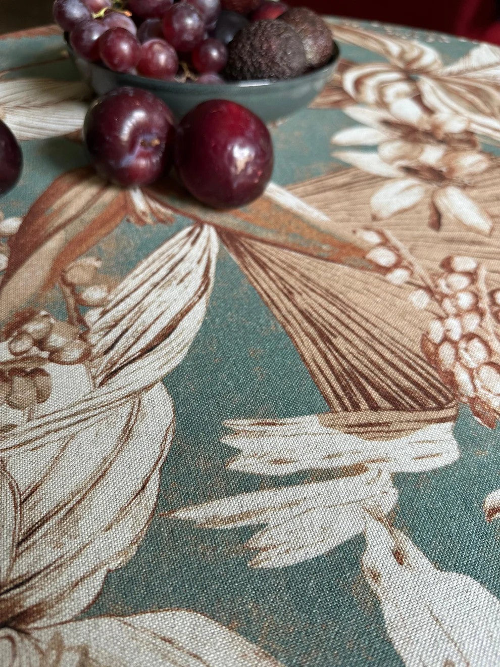 Rectangular Tablecloth, Linen-Cotton Mix - Terra Flora