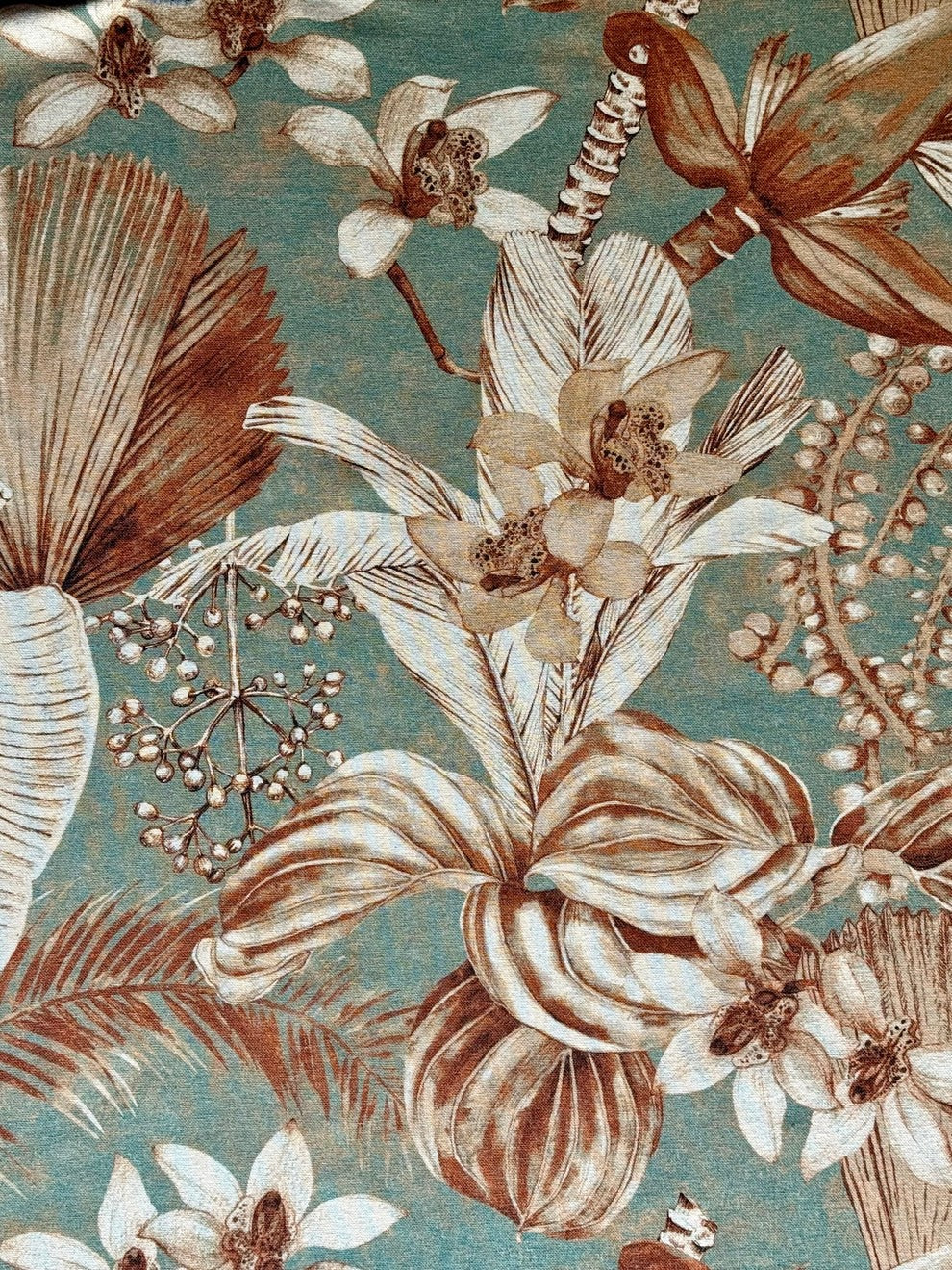 Rectangular Tablecloth, Linen-Cotton Mix - Terra Flora