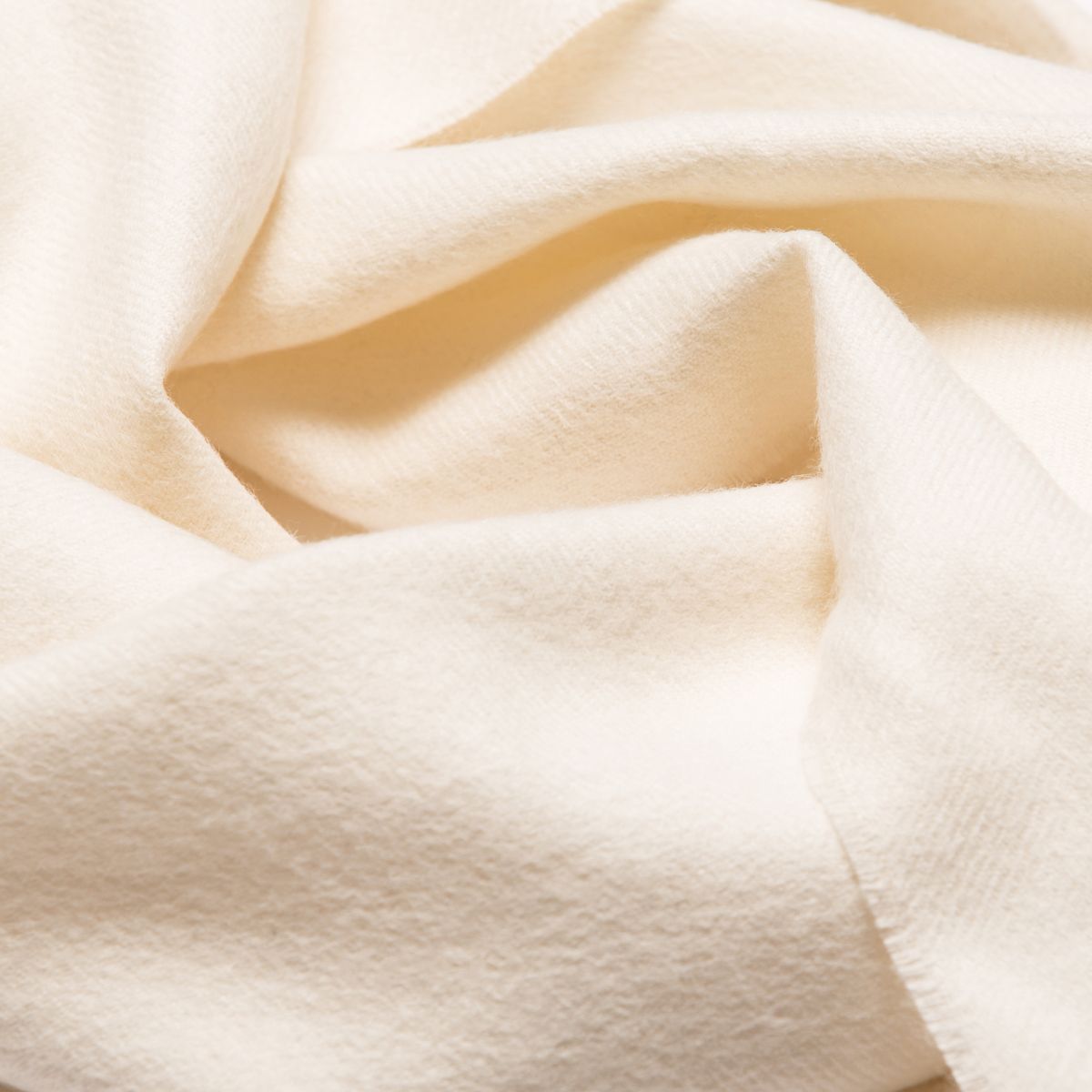 Natural Baby Alpaca Maxi-Scarf with Fringes