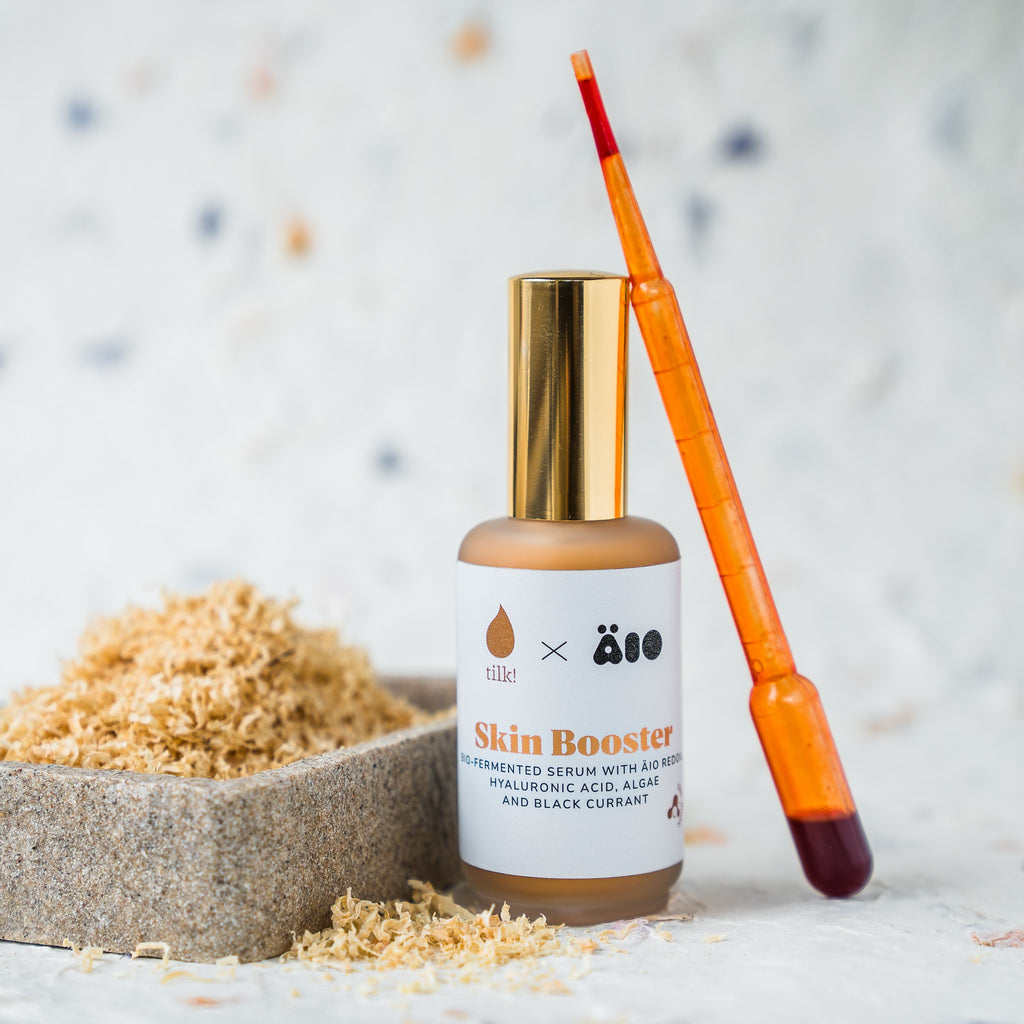 Skin Booster Bio-Fermented Serum with Äio RedOil, Hyaluronic acid, algae and Black Currant Seed oil