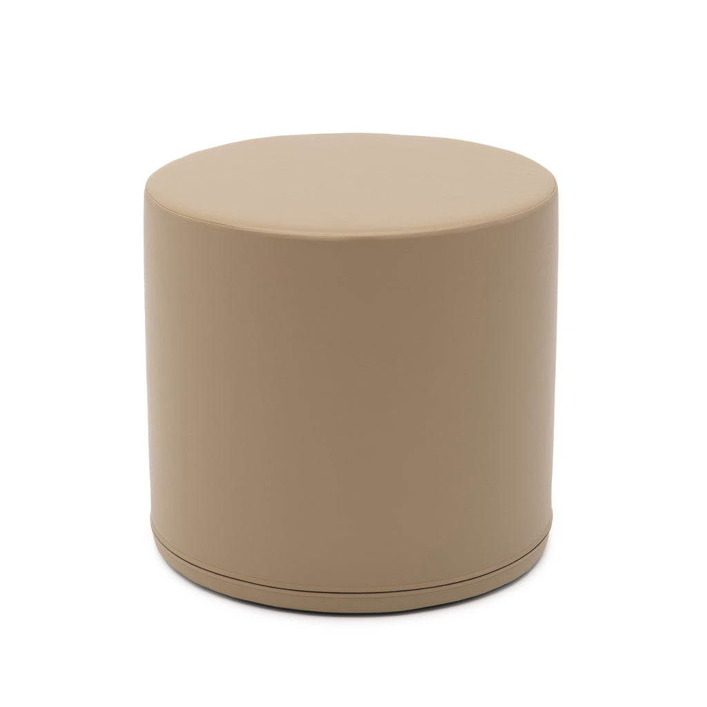 Large Play Pouf Cylinder - Beige