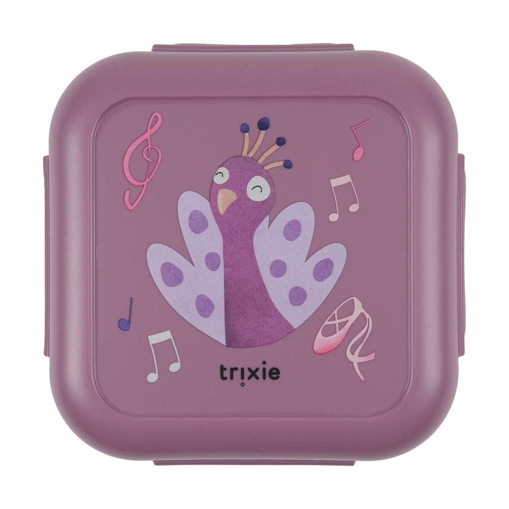 Snack box with clips - Ballerina Mrs. Peacock