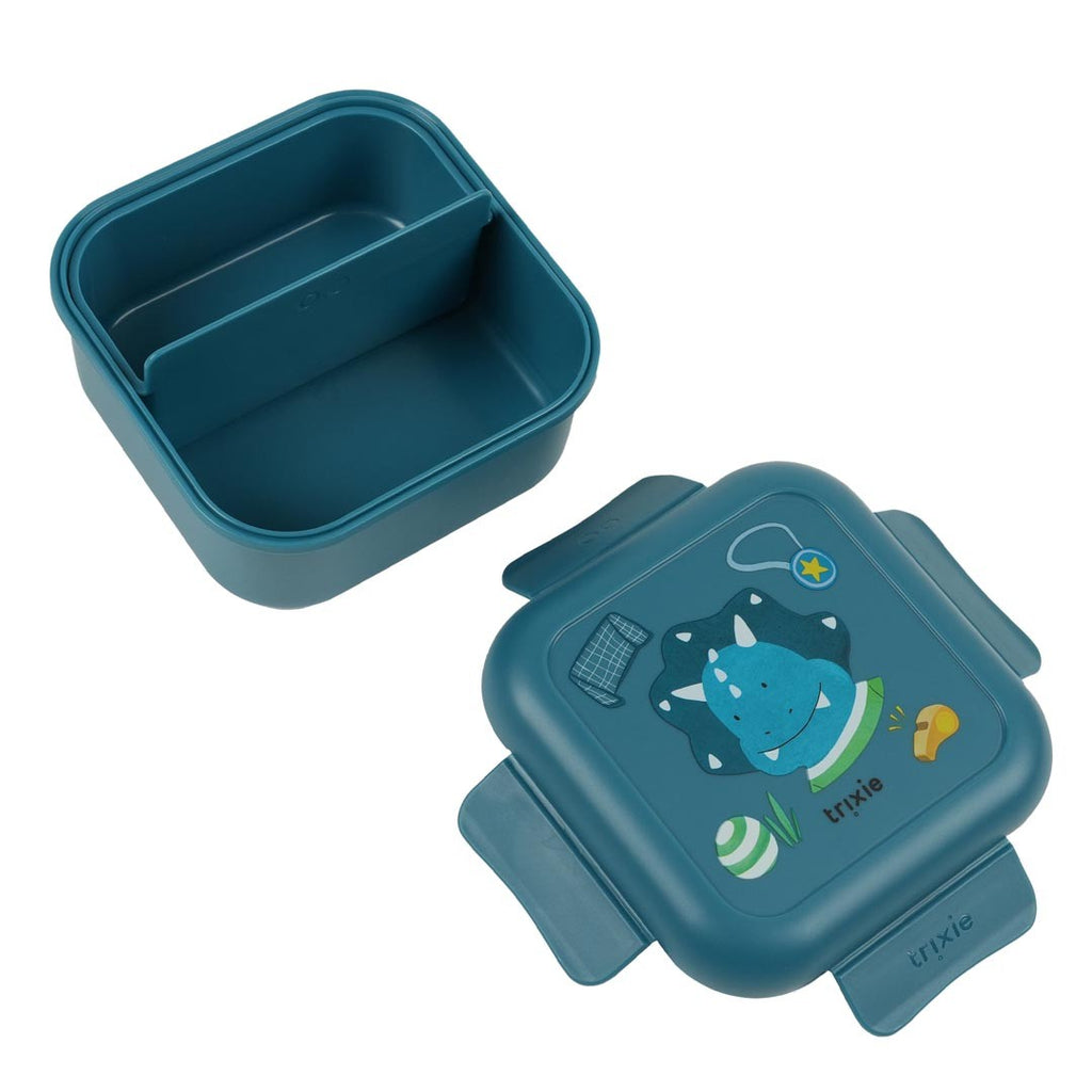 Snack box with clips - Ballplayer Mr. Triceratops