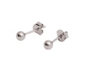 Sphere Earrings - Rose Gold and Silver
