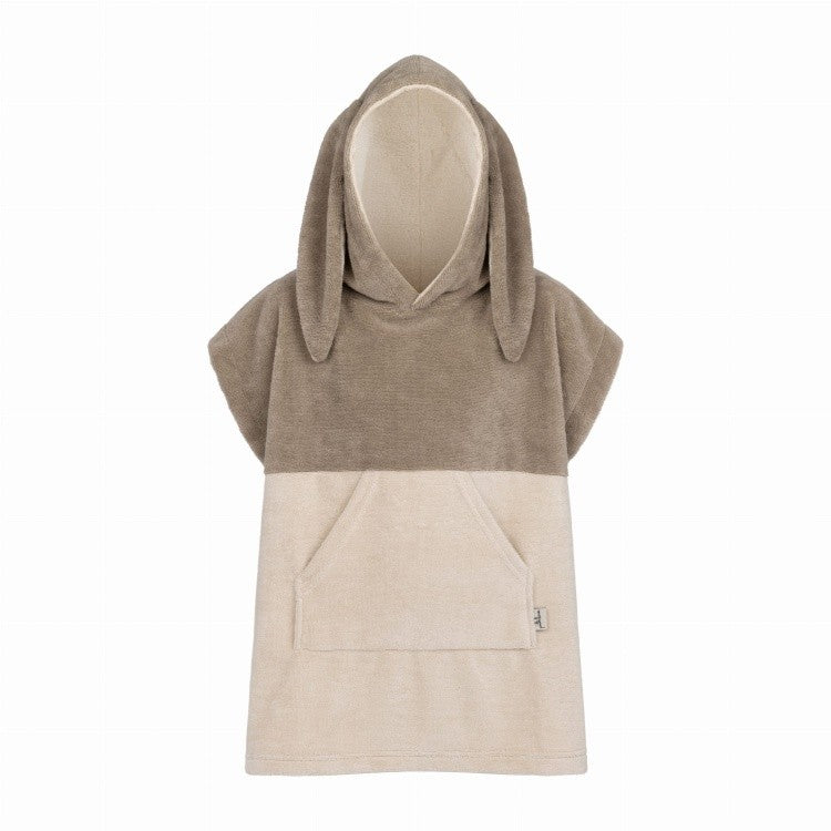 Surfbunny Kids Bath Poncho - Latte