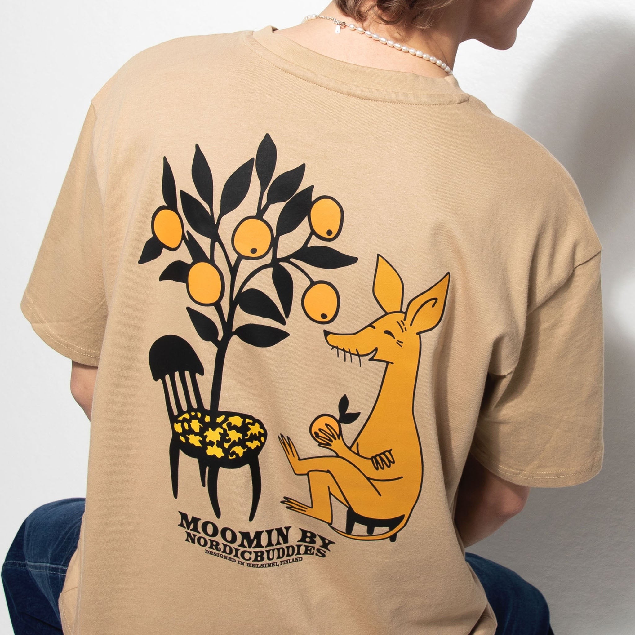 Organic Cotton Premium T-Shirt Sniff - Beige