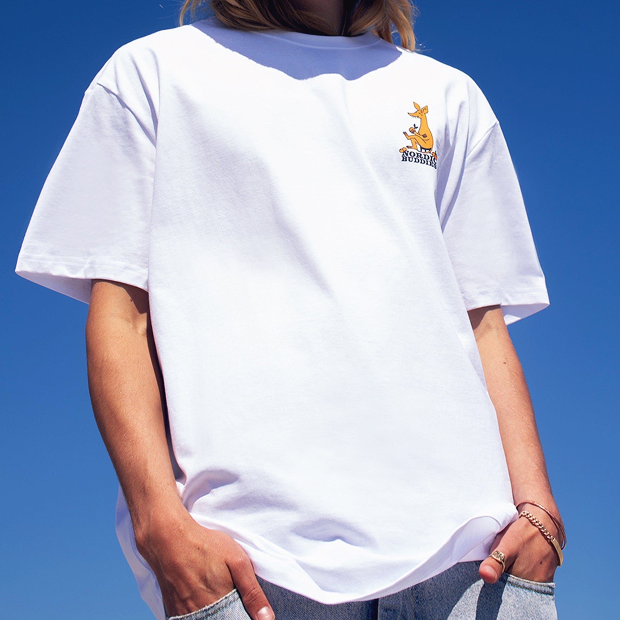 Organic Cotton Premium T-Shirt Sniff - White