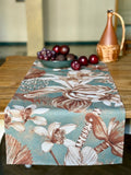 Table Runner, Linen-Cotton Mix - Terra Flora