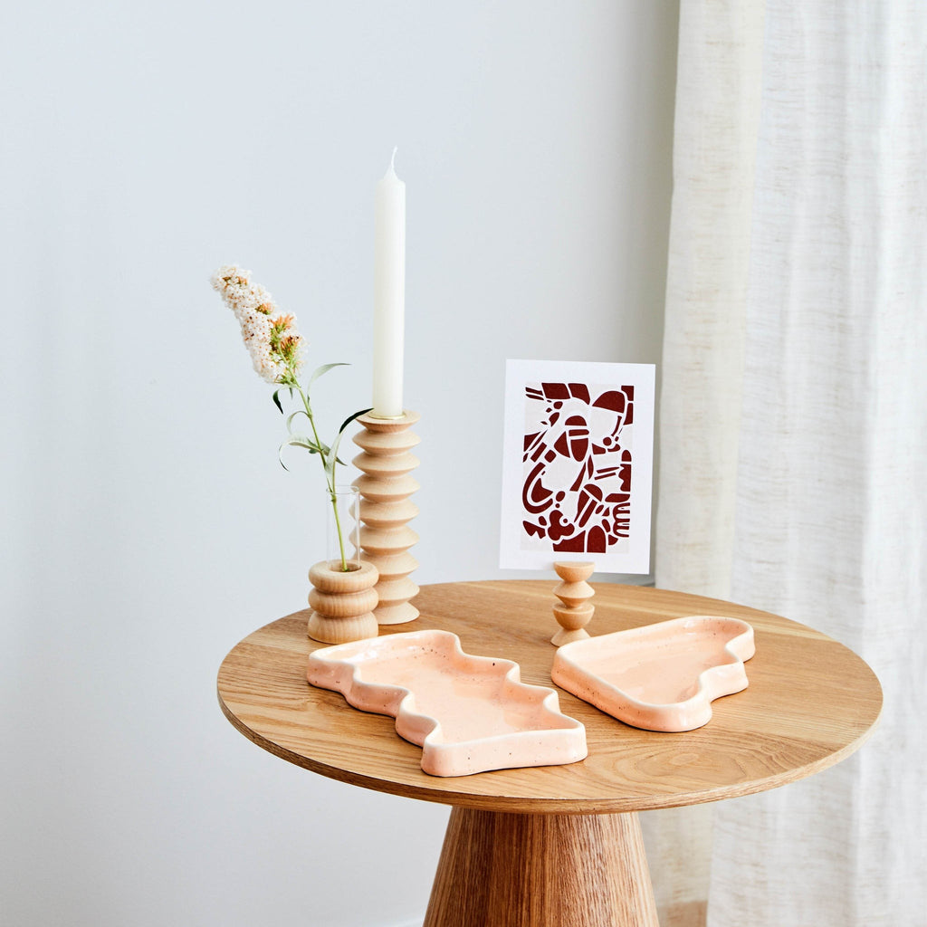 Totem Wooden Vase - Short Nº 1