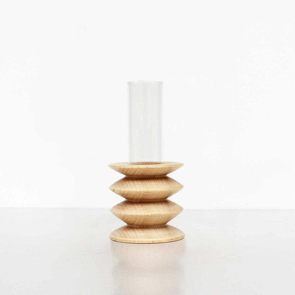 Totem Wooden Vase - Short Nº 2