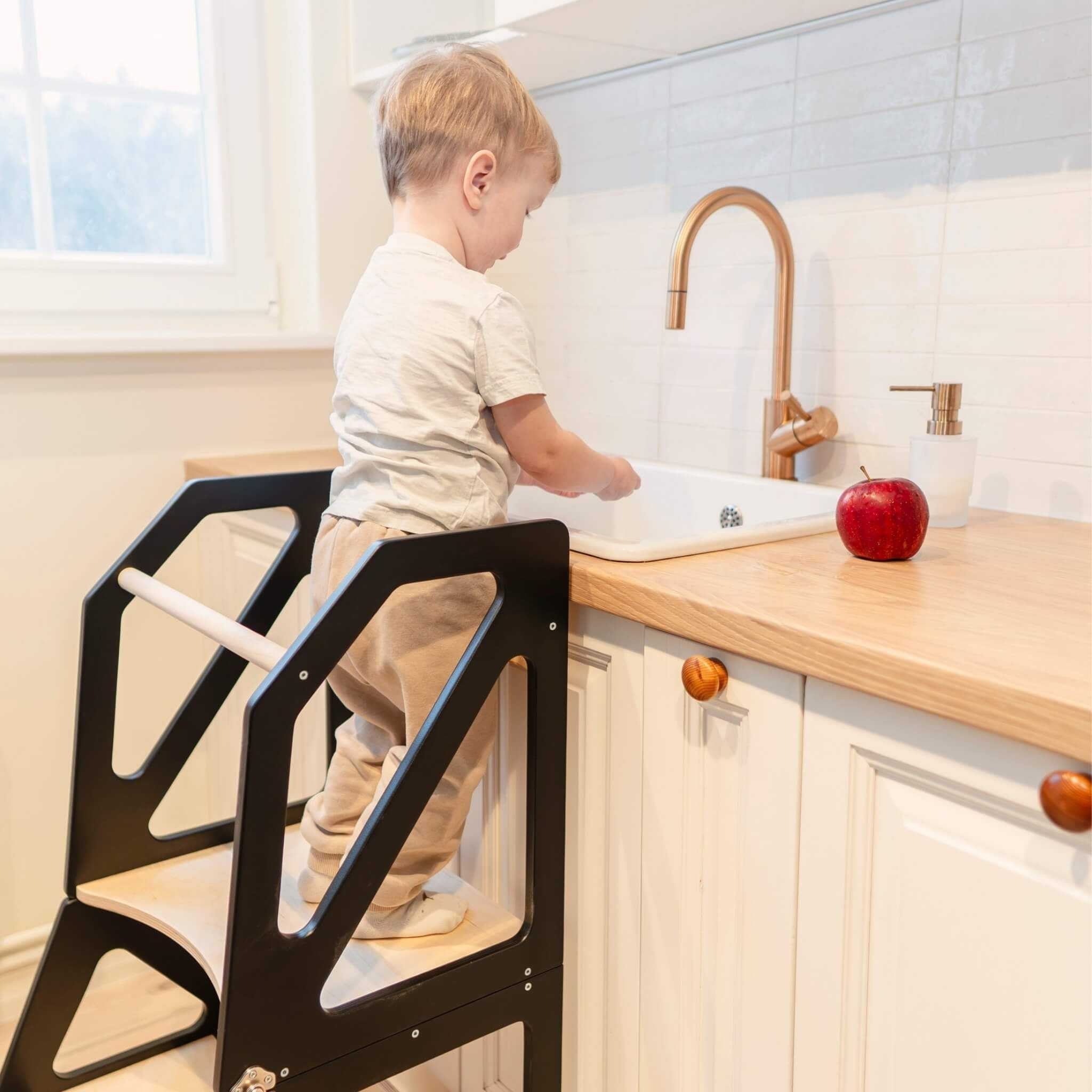Transformable Kitchen Tower - Modustep and High Chair Combo