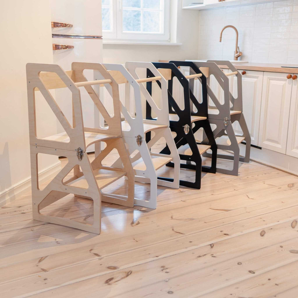 Transformable Kitchen Tower - Modustep and High Chair Combo