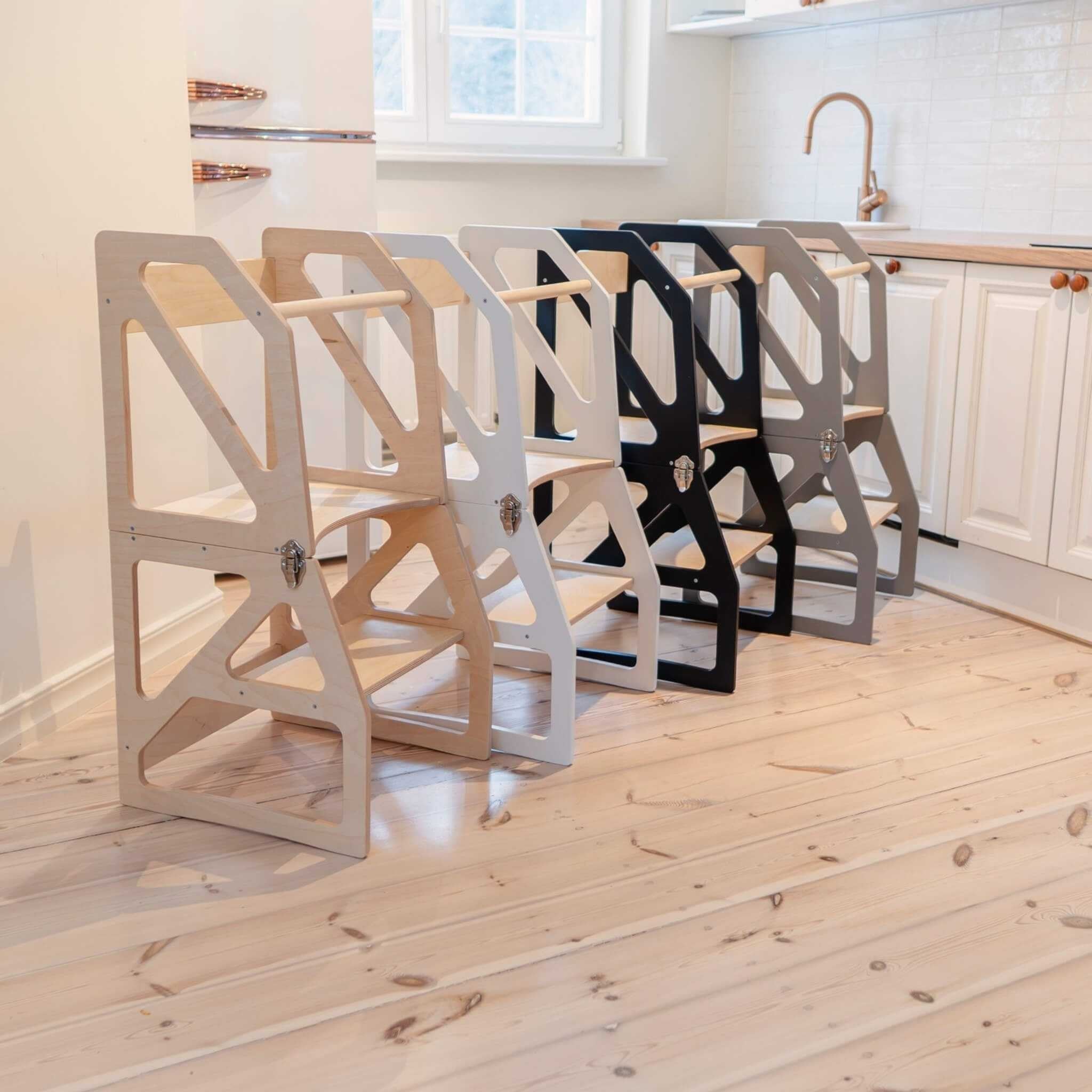 Transformable Kitchen Tower - Modustep and High Chair Combo