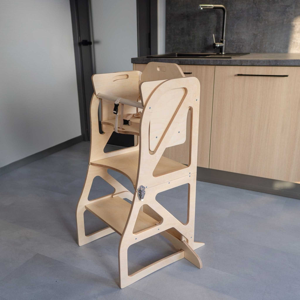 Transformable Kitchen Tower - Securestep and high chair combo