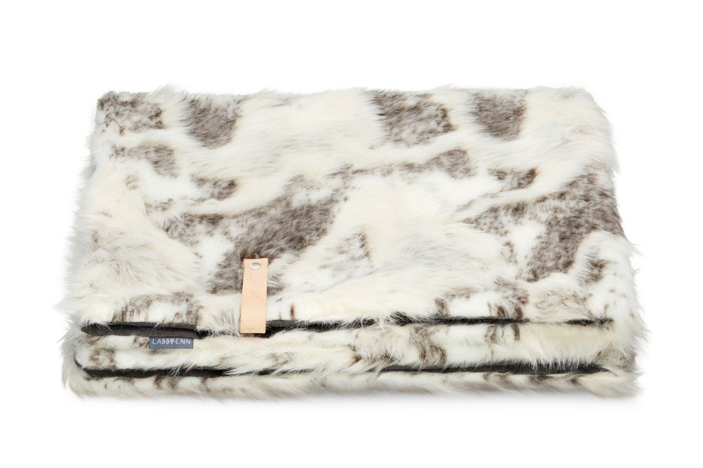 Tösse Blanket - Brown & White 