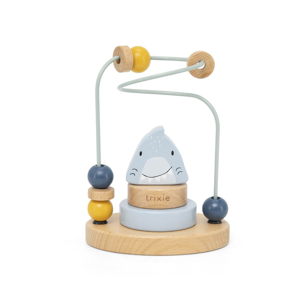 Wooden beads maze - Mr. Shark