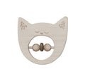 Wooden Rattle - Cat