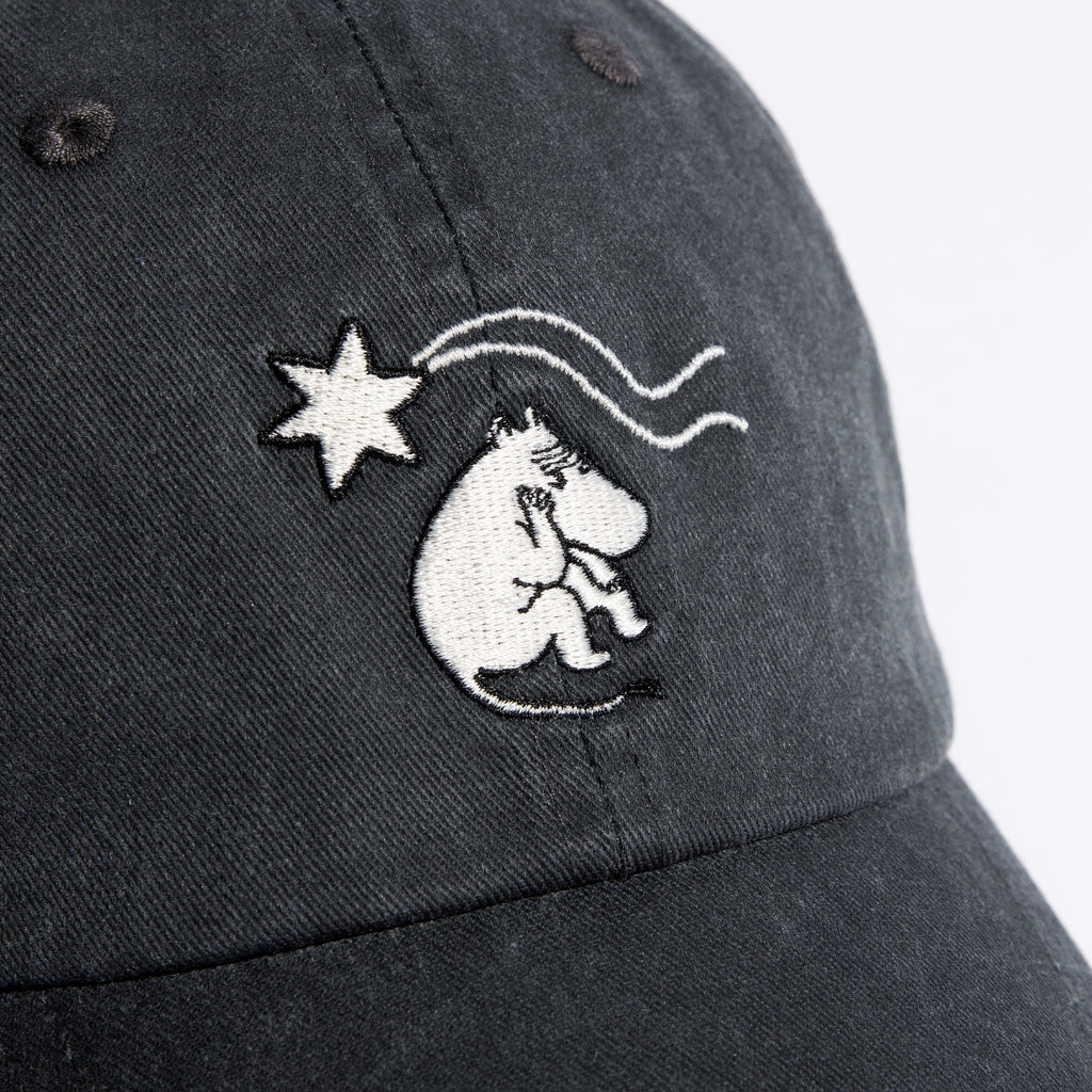 Novels Washed Denim Adult Cap - Grey