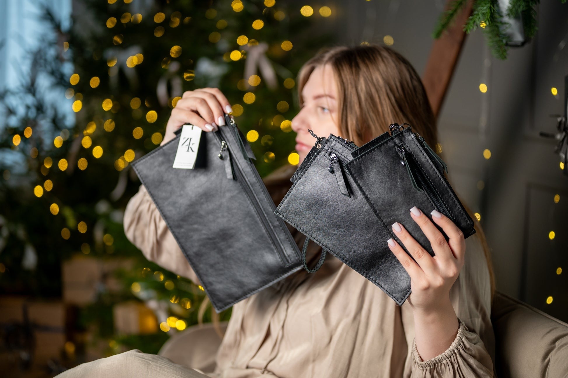 Black Wristlet Wallet